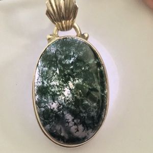 Gorgeous Moss Agate pendant